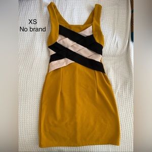 Sleeveless body con dress